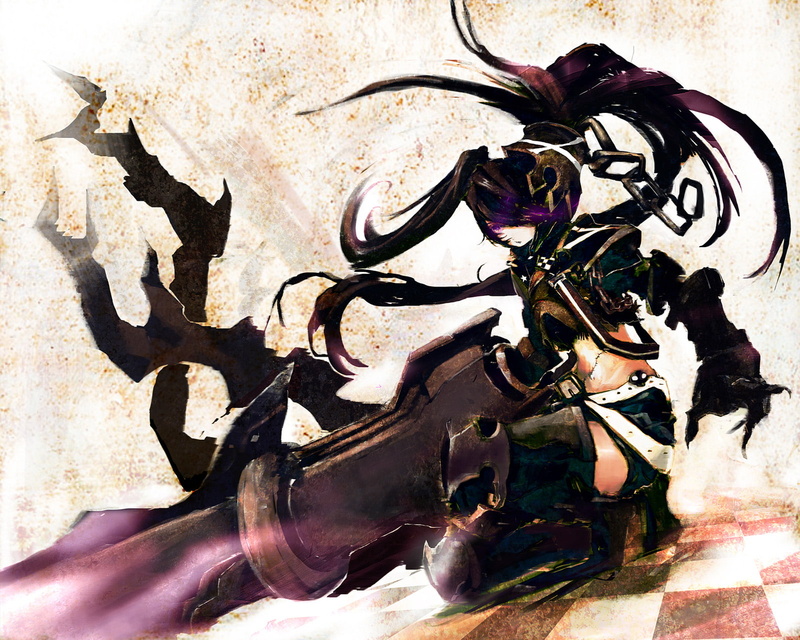 Anime, Black Rock Shooter, Insane Black Rock Shooter, 720P
