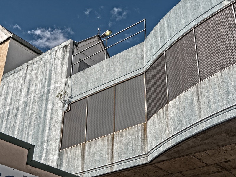sunlight, built structure, window, feature, steel, office, reflection, decay, architecture, haunting, old, concrete, cloud - sky, urbex, dirty, 4K, rustic