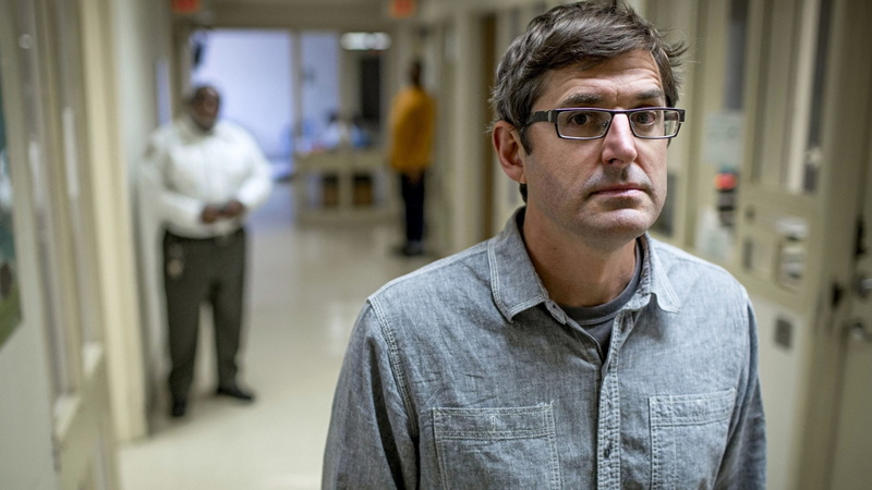 portrait, males, focus on foreground, mature adult, louis theroux by reason of insanity, indoors, serious, men, standing, eyeglasses, adult, front view