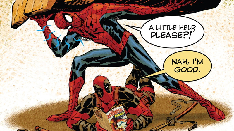 Spider-Man, Funny, 1080P, Comics, Marvel Comics, Deadpool
