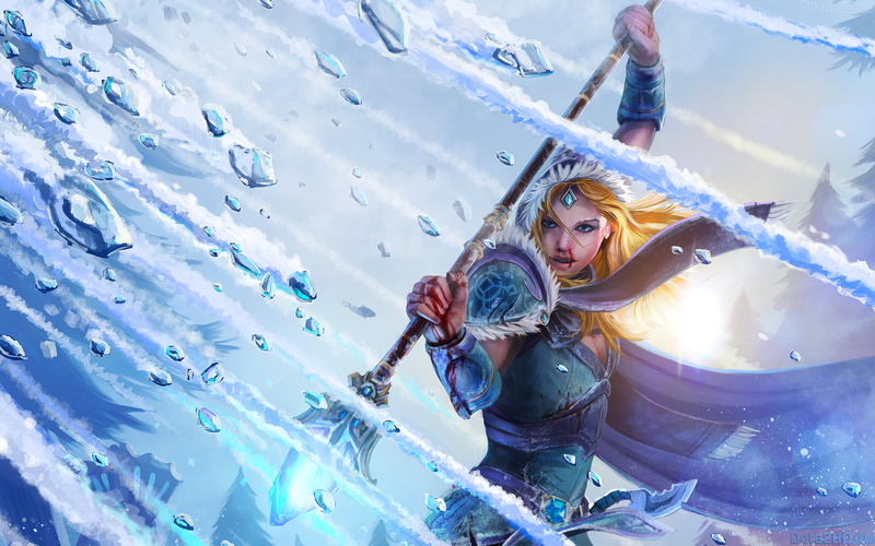 leisure activity, happiness, caucasian Ethnicity, cheerful, men, dota 2, crystal maiden, two people, snow, child, cold - Temperature, season