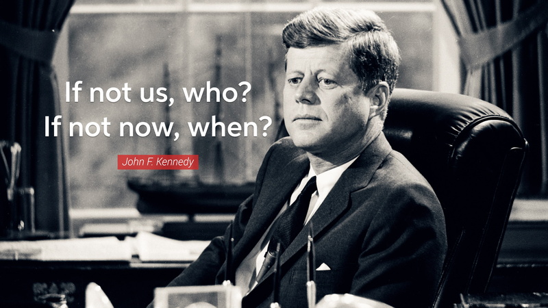 minimalism, 4K, typography, John F. Kennedy, quote