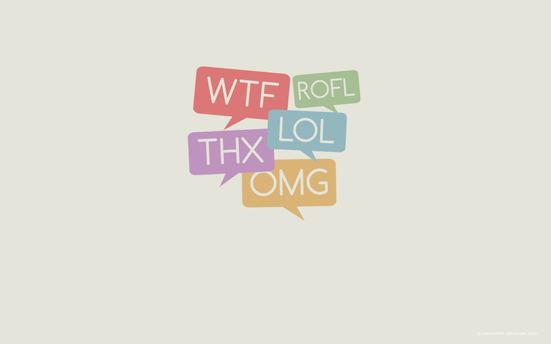 wtf, minimalistic, omg, rofl, typography, meme, text, tex, 1080P, internet