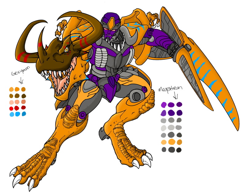 1080P, art, pic, seasons, wtf, moar, season, hd, megatron, sieberwolf, unrelated, greymon, x, nature