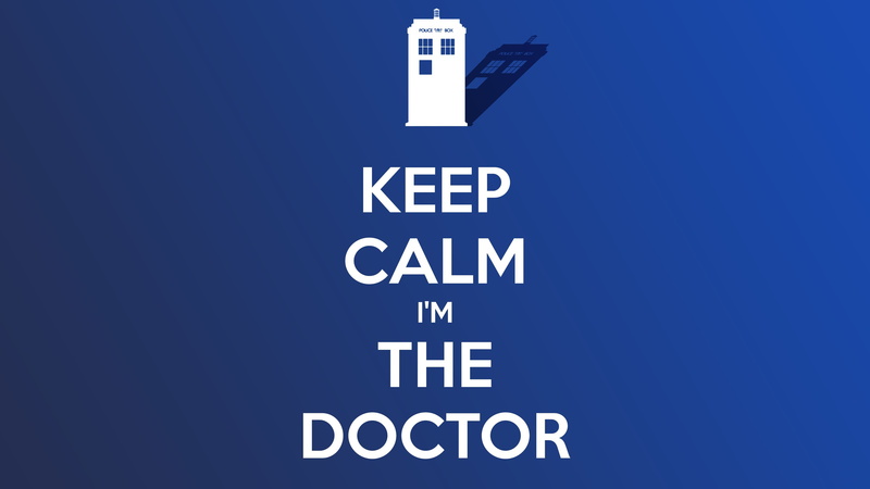4K, The Doctor, Keep Calm and..., Doctor Who, TARDIS