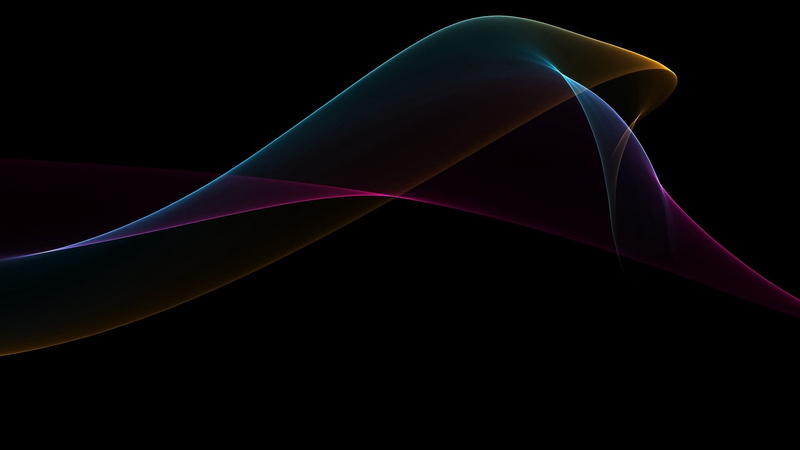 nature, colorful, red, black background, shape, digital, shiny, swirl, yellow, curve, blurred Motion, smoke, copy space, no people, fractal, flowing, abstract