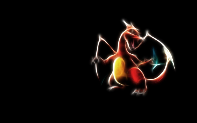 motion, Pokémon, red, Fractalius, Charizard, indoors, nature, illuminated, copy space, cut out, light - natural phenomenon, heat - temperature, burning