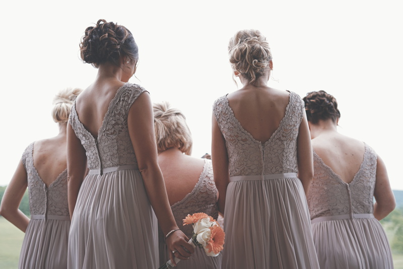well-dressed, human Age, sleeveless, females, bride, adult, western Europe, physical Activity, multi-Ethnic Group, several, image Technique, smiling, people