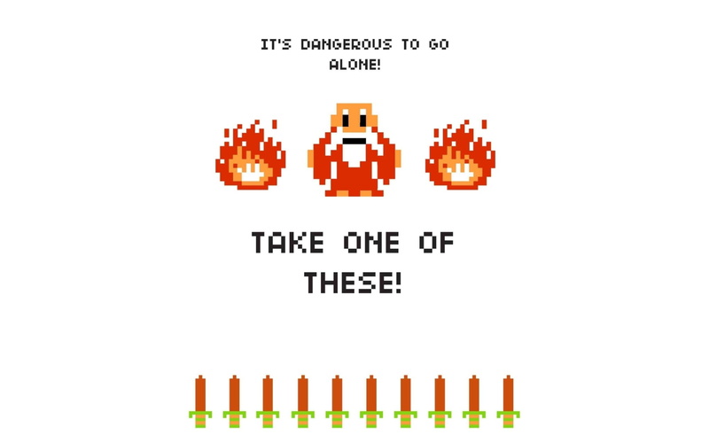 hd, video games, dangerous, nintendo, s, 8, bit, white, nes, zelda, alone, take, go, 1080P