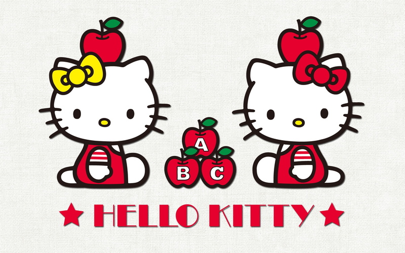art, 1080P, kitty, x, Hello Kitty, hello, hd, anime