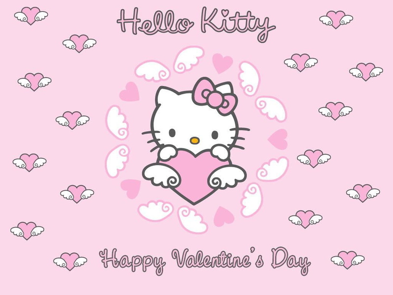 Hello Kitty, hello, Dress, 480P, cute, art, hd, kitty, PINK, bow, anime