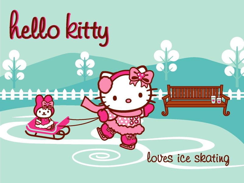 Hello Kitty, Dress, kitty, anime, art, hello, 480P, cute, PINK, hd, bow