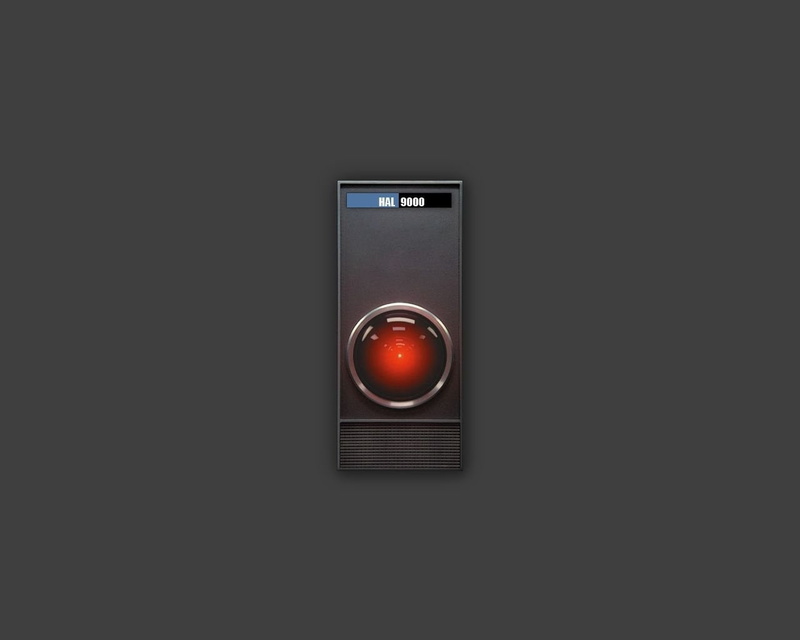 2001: A Space Odyssey, red, 720P, alarm, HAL 9000, Movie