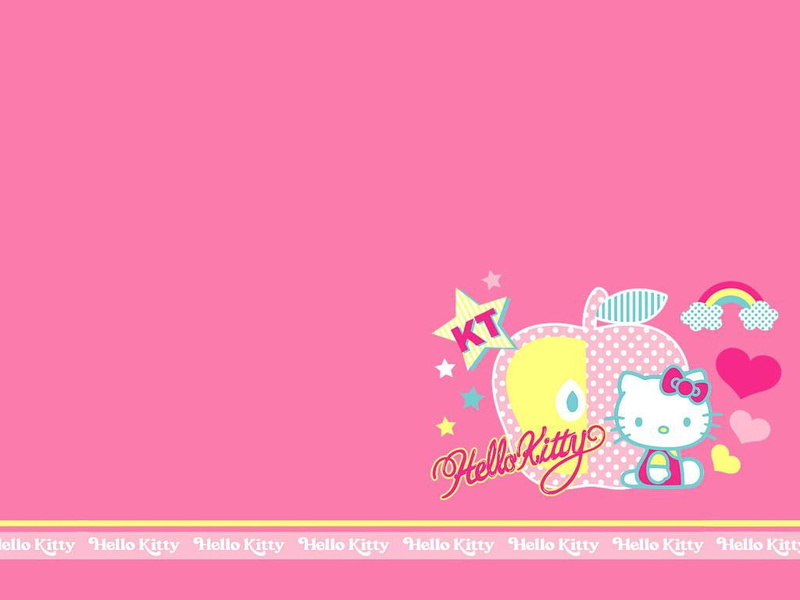 hd, PINK, anime, 480P, cute, art, hello, Dress, bow, Hello Kitty, kitty