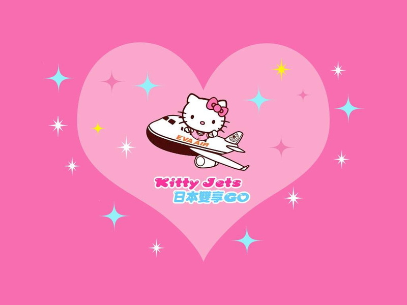 Hello Kitty, art, cute, kitty, 480P, hello, anime, hd, Dress, bow, PINK