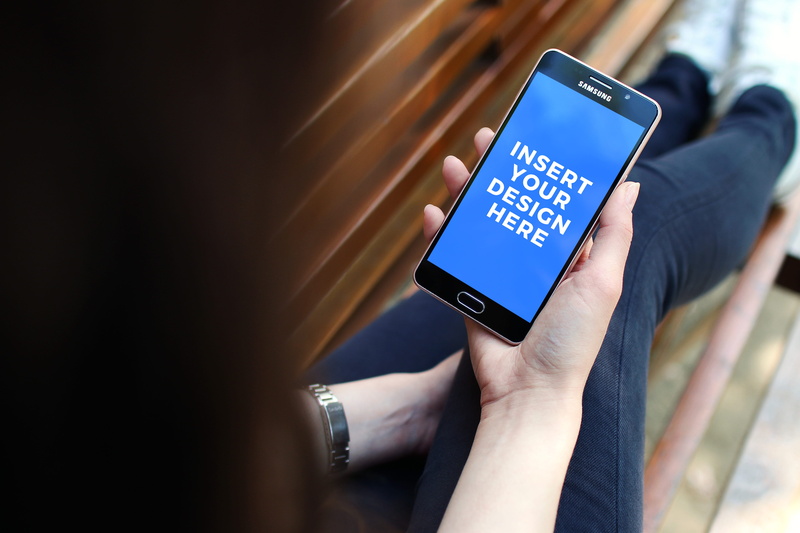 screen, mockup, smart phone, touch screen, woman, internet, 4K, telephone, portability, data, holding, enjoying, technology, galaxy, communication, connection