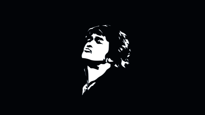 cut out, Viktor Tsoi, black And White, people, indoors, human Head, male, dark, hairstyle, black Background, spooky, black Color, females, studio shot