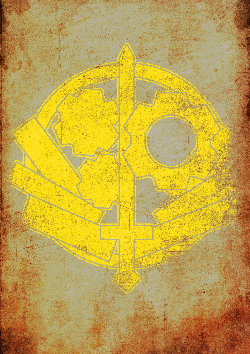 symbol, outdoors, 2K, communication, shape, architecture, wall - building feature, love, close-up, geometric shape, fan art, paint, Fallout, gear, logo