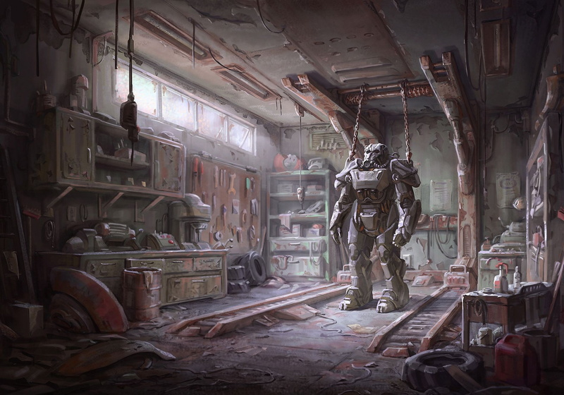 720P, armor, concept art, Brotherhood of Steel, Fallout, video games, Fallout 4
