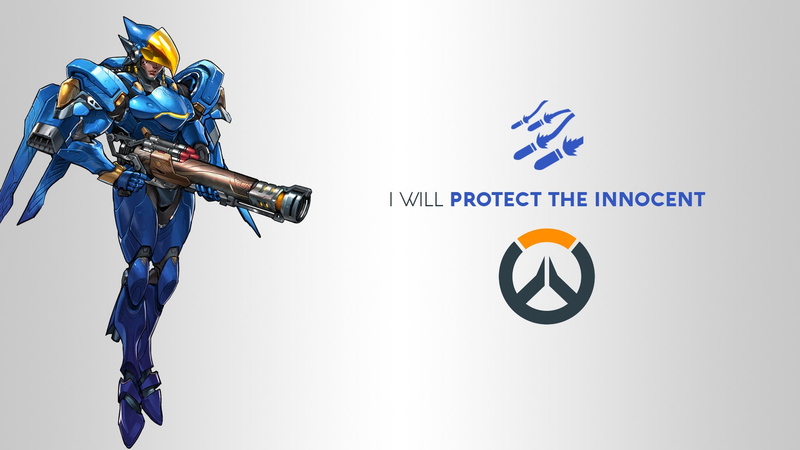 close-up, studio shot, no people, Fareeha Amari, Blizzard Entertainment, 1080P, blue, connection, logo, safety, government, warning sign, message