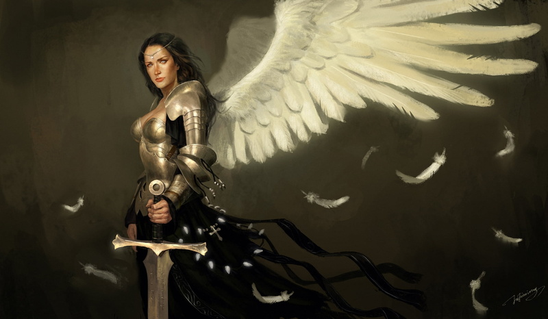 beauty, adult, wings, art, knight, creativity, costume wing, 1080P, female, art and craft, standing, fantasy, one person, young women, young adult, holding