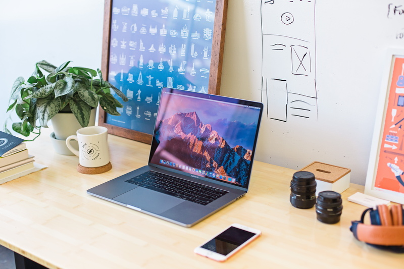 table, turned, whiteboard, computer equipment, clean, lenses, brown, day, cup, nature, iphone, coworking, office space, office, wooden, desk top, indoors