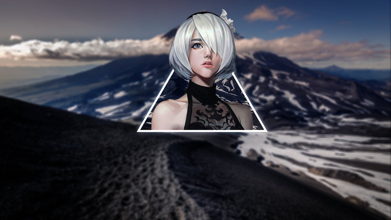 picture-in-picture, 1080P, Yorha unit no.2 type b, Nier: Automata