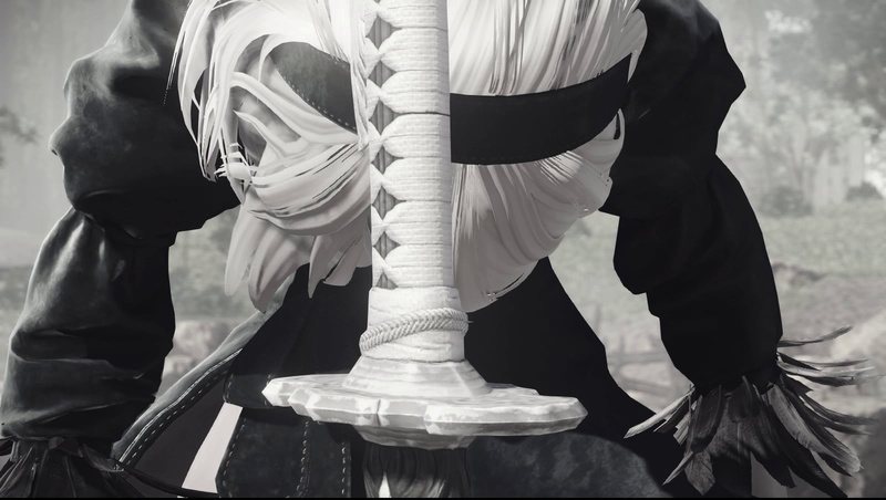 Nier: Automata, 720P, Yorha unit no.2 type b, YoRHa 2B, screen shot