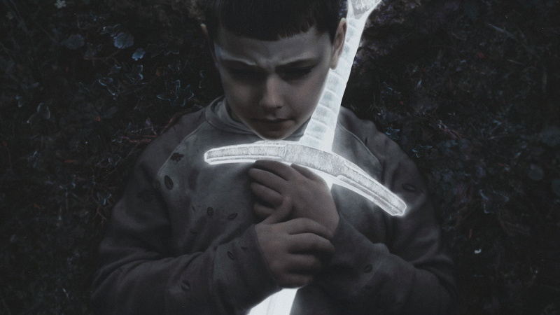 children, digital art, Yuri Shwedoff, 1080P, sword, fantasy art, artwork