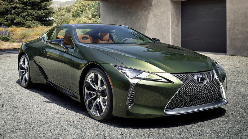 Lexus, Car, Grand Tourer, Lexus LC 500 Inspiration Series, Lexus LC 500, Green Car, Sport Car, 1080P, Luxury Car