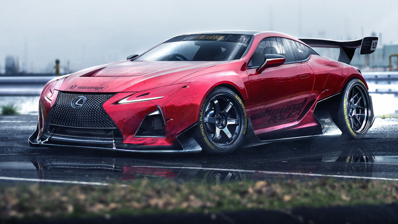 supercar, car, vehicle, sports car, performance car, 4K, lexus lc 500, lexus