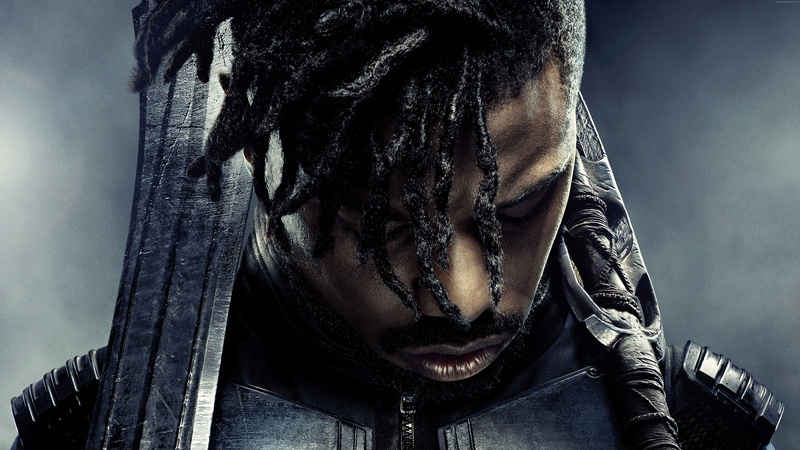 8k, 8K, Michael B. Jordan, Black Panther
