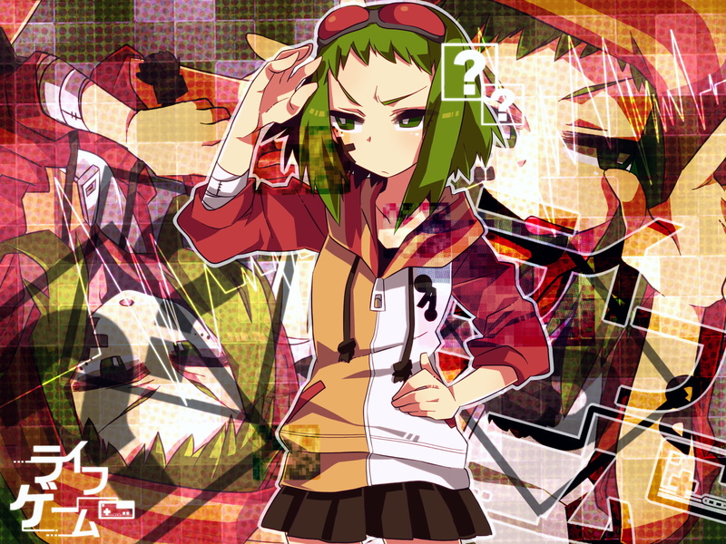 fashion, multi colored, art and craft, full frame, representation, for sale, Megpoid Gumi, Vocaloid, retail, day, close-up, outdoors, retail display, digital composite