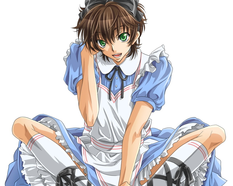 Code Geass, x, geass, art, anime, hd, code, kururugi, 480P, suzaku, Kururugi Suzaku, crossdressing