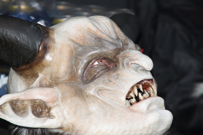 weird, hardly a mountain, history, day, costume, panel, representation, spirituality, art and craft, tradition, monster, devil, belief, sculpture, mouth open