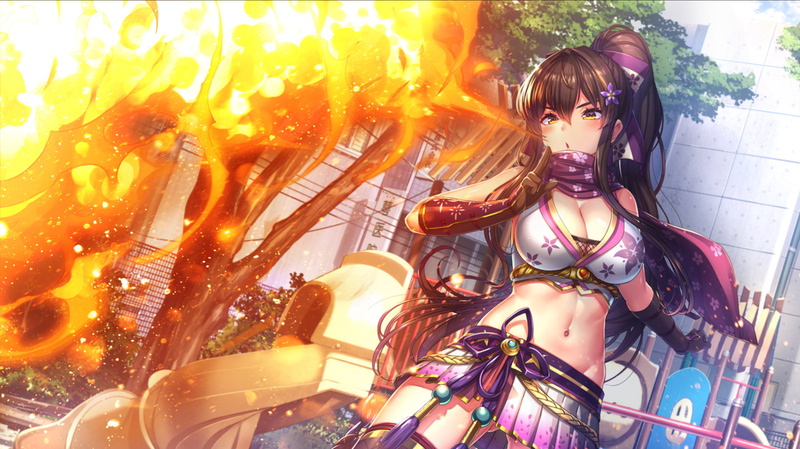 2K, ninja girl, long hair