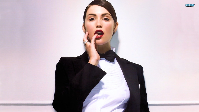 one person, actress, mouth, indoors, red lipstick, finger in mouth, mouth open, studio shot, looking away, business person, young women, 1080P, women