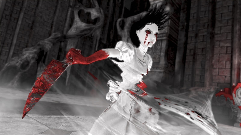 no people, white color, blood, Alice: Madness Returns, day, spooky, building exterior, Hysteria Mode, black background, isolated color, representation