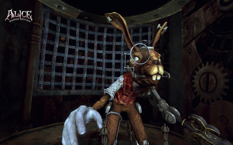 statue, indoors, Alice: Madness Returns, video games, day, metal industry, representation, belief, male likeness, Alice, American McGees Alice, craft, occupation