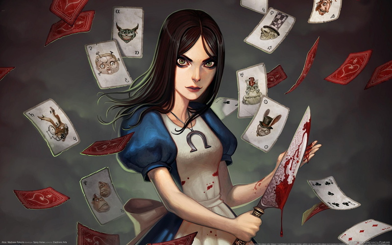 Returns, character, anime, female, 2K, Madness, Alice, hd