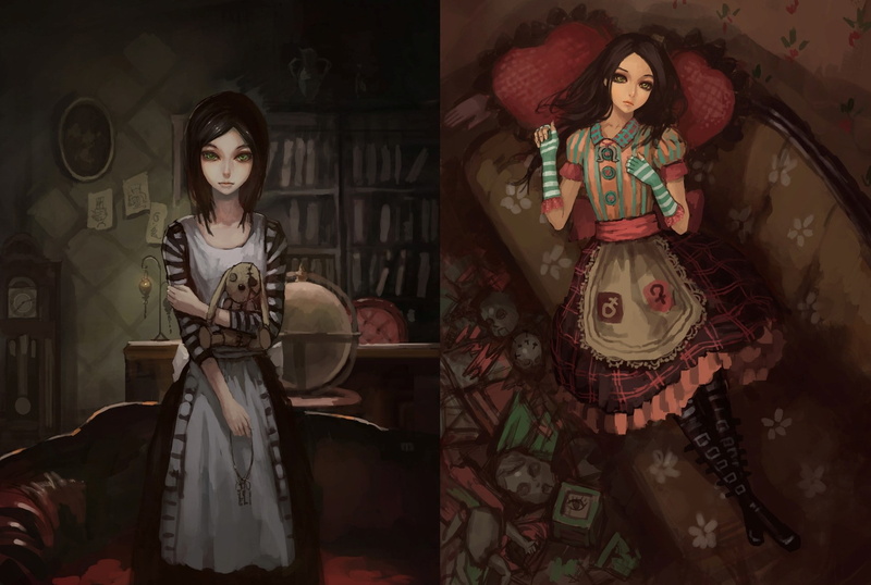 women, Alice, front view, looking at camera, casual clothing, young adult, people, lifestyles, American McGees Alice, clothing, standing, leisure activity