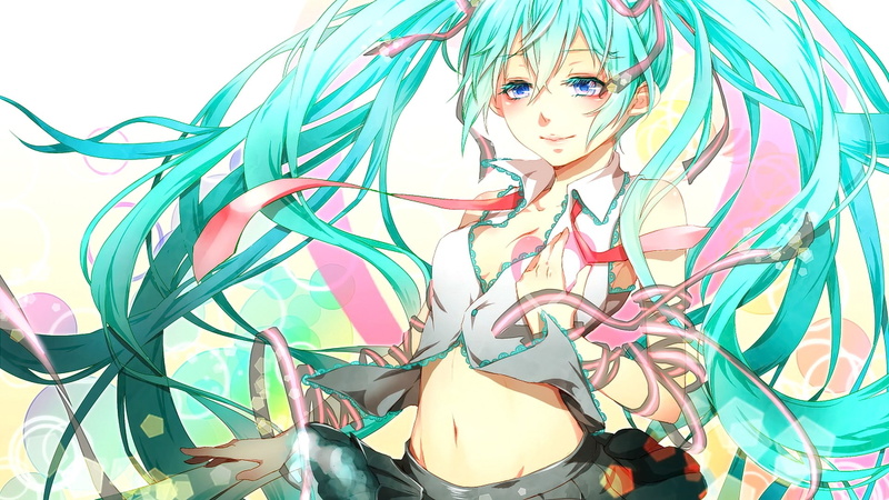 turquoise colored, Hatsune Miku, anime, blue eyes, long hair, portrait, adult, one person, fashion, women, real people, young adult, indoors, hairstyle