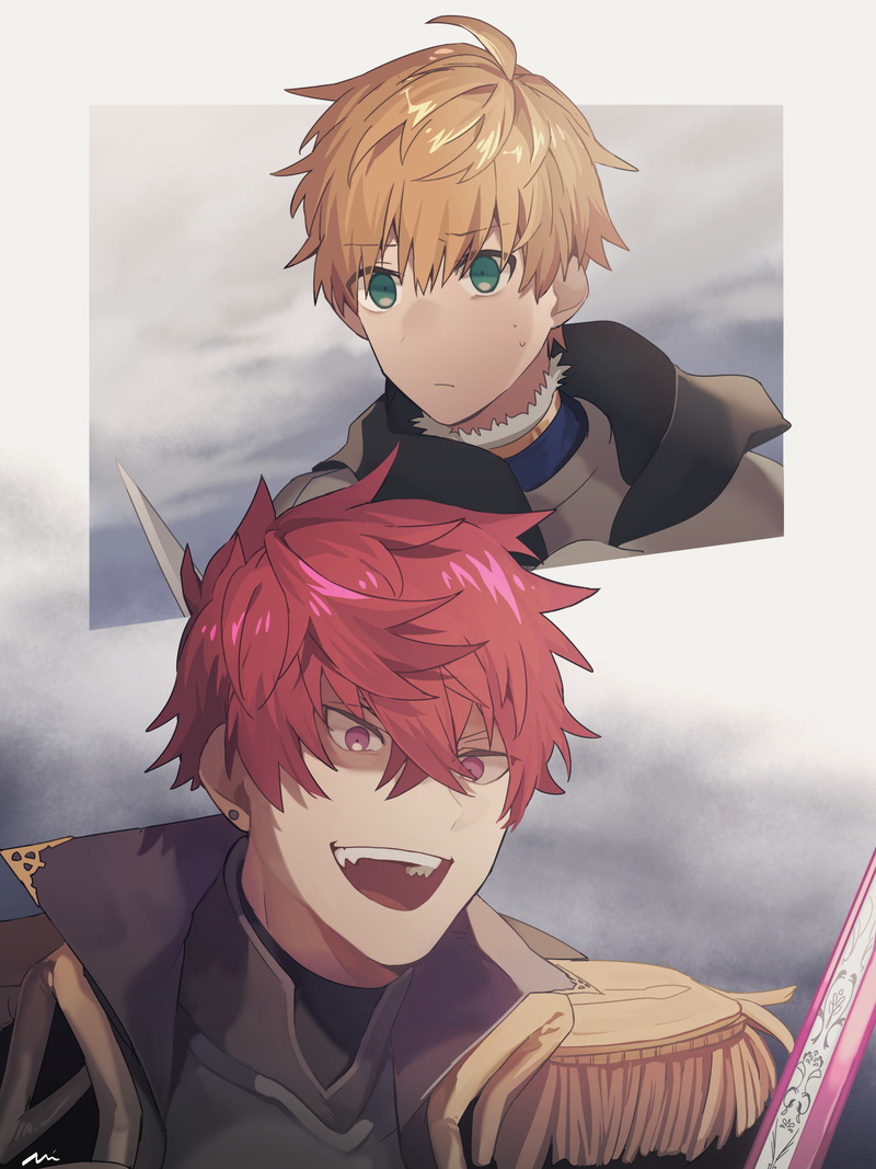portrait, lucius tiberius, fate series, males, saber, sky, cloud - sky, boys, disguise, representation, child, one person, superhero, costume, mask - disguise