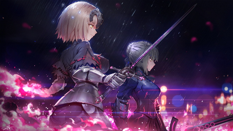Avenger (Fate/Grand Order), Ruler (Fate/Apocrypha), Jeanne dArc (Fate Series), Jeanne dArc Alter, 1080P, Artoria Pendragon, Saber Alter, Fate Series, Fate