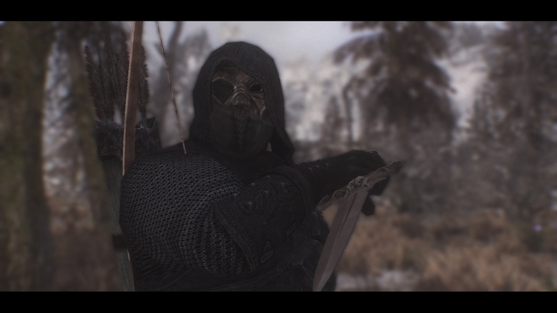 evil, obscured face, mask - disguise, day, human skeleton, wearing, mail, 1080P, spooky, one person, real people, dagger, auto post production filter