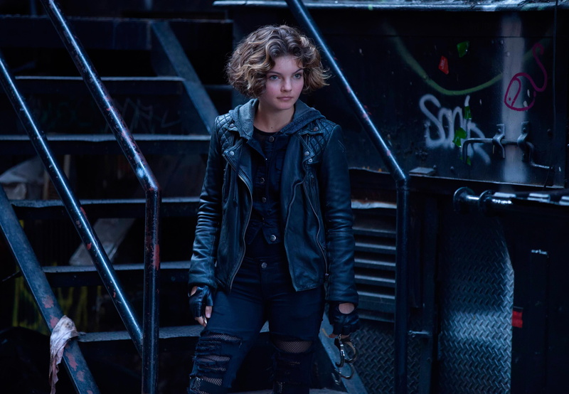 camren, distressed, selina kyle, leather, jeans, kyle, gotham, bicondova, 4K, black, selina, blue, skinny, jacket, camren bicondova