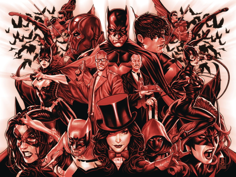 Robin, Red, Zatanna, Batgirl, Catwoman, 1080P, Batman, Detective Comics