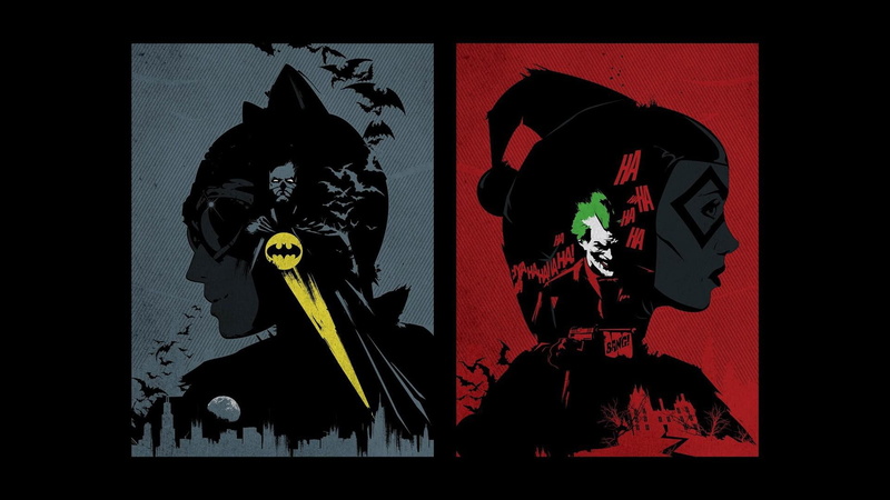 1080P, joker, 1920x1080, harley quinn, batman, vs, catwoman, harley, comics, quinn, poster