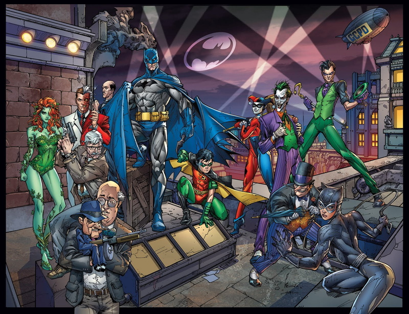720P, Joker, Harley Quinn, Robin (DC Comics), Catwoman, The Riddler, Penguin (DC Comics), Riddler (DC Comics), Two-Face, Poison Ivy, Batman
