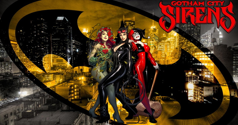 Catwoman, Poison Ivy, Harley Quinn, 1080P, Comics, Gotham City Sirens